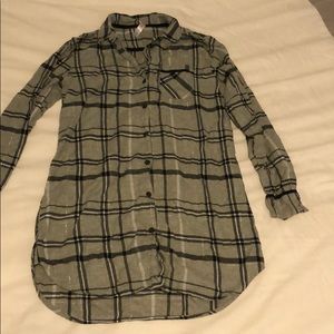 xhilaration women’s plaid sleep shirt